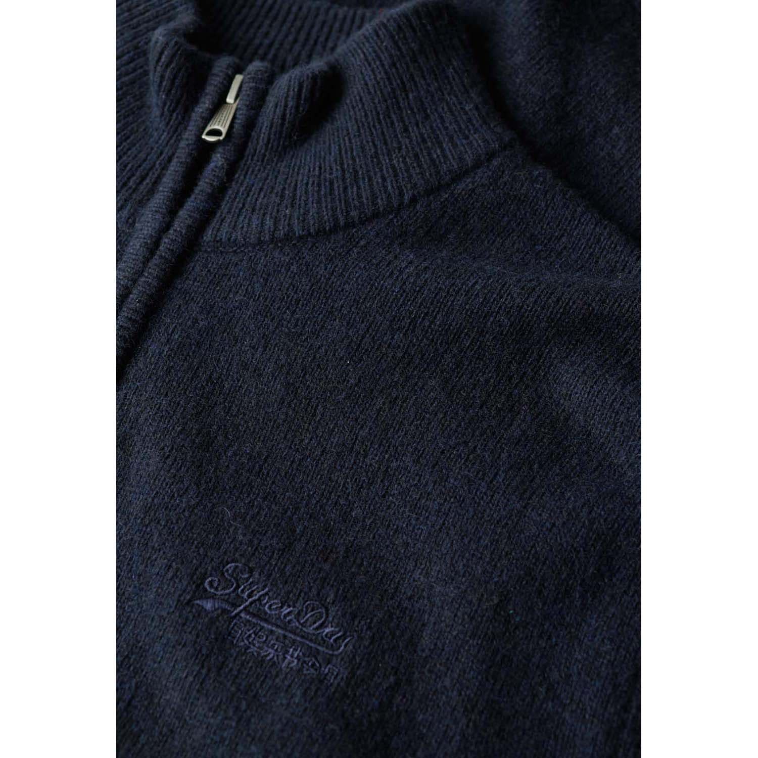 Superdry  Essential Emb Knit Half Zip