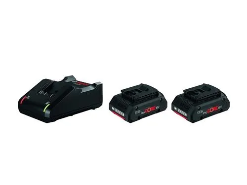 Bosch STARTERSÆT PC 18V 2X4AH M/GAL 18V-40