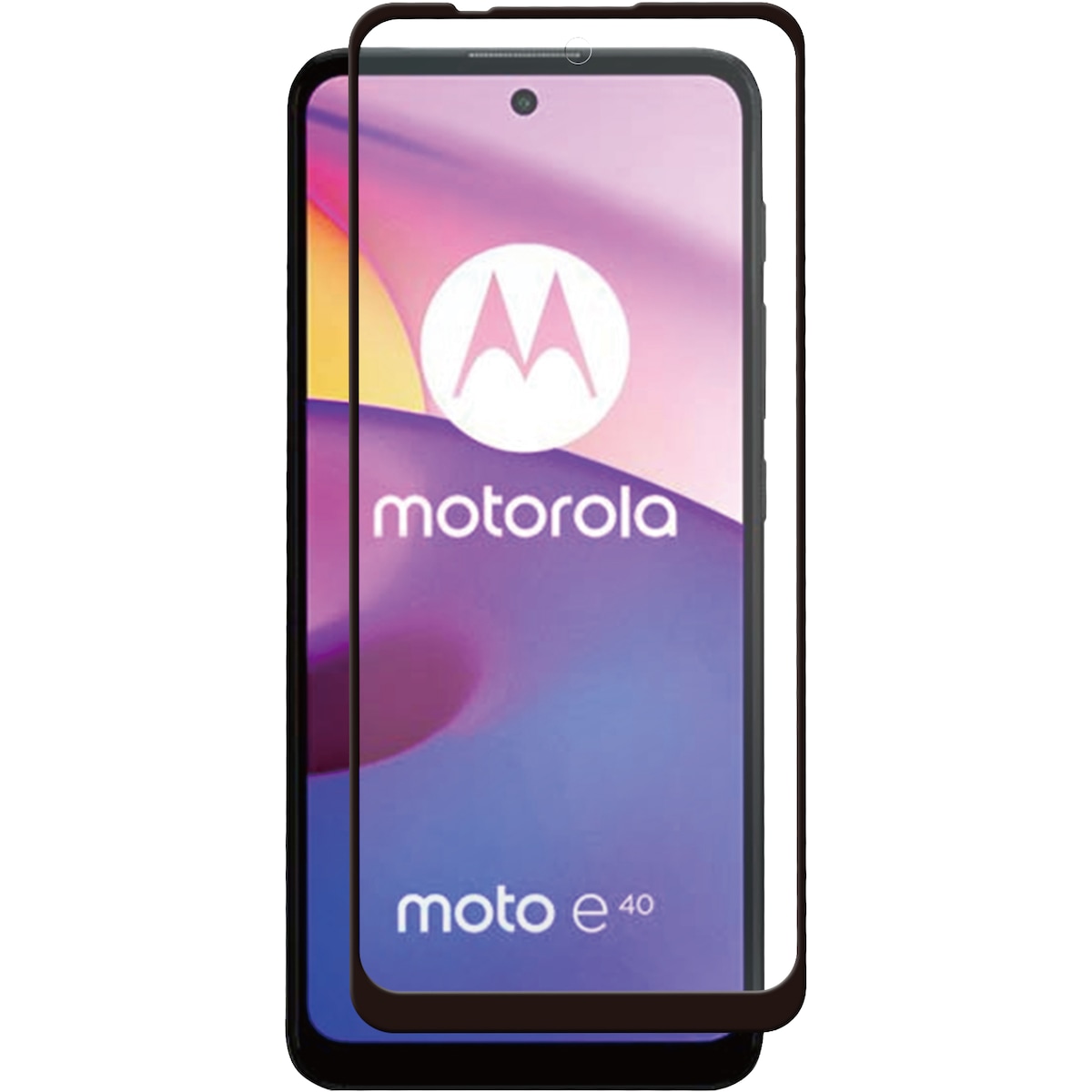 Panzer Full-Fit skjermbeskytter for Motorola Moto E40/E30