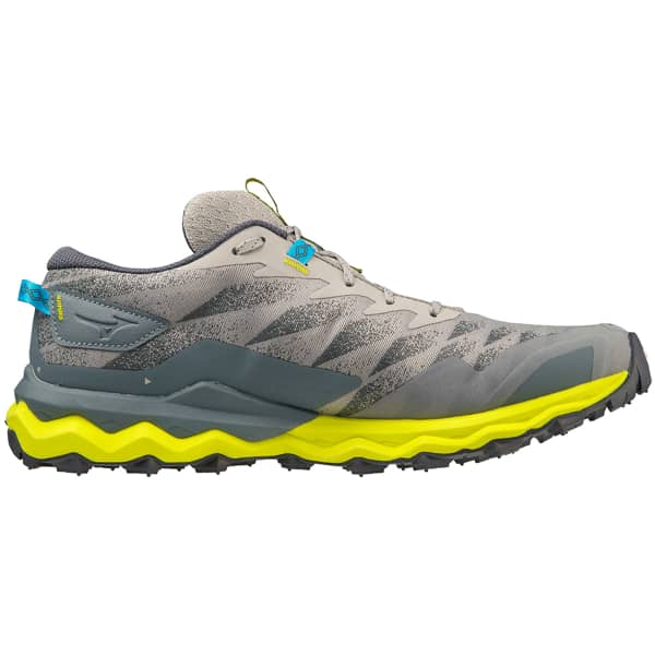Chaussure trail MIZUNO WAVE DAICHI 7 GHOST GRAY/OMBRE BLUE/BOLT 2 (NEON)