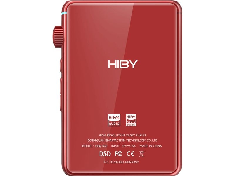 HiBy HiRes-Player R3 II 2025 Rot Hi-Res Musik-Player mit Bluetooth und WiFi