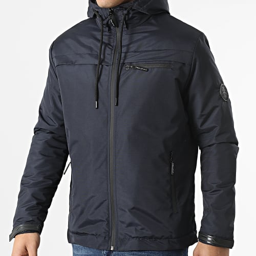 Veste Zippée Capuche Zoxea Bleu Marine