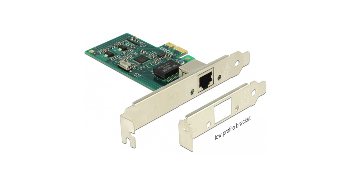 DeLOCKPCI Express Card > 1 x Gigabit LAN netwerkadapter