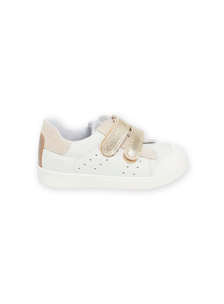 Baskets blanches en cuir