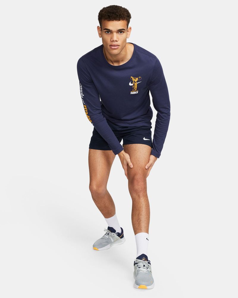 Short de running Nike Challenger Bleu Marine pour homme