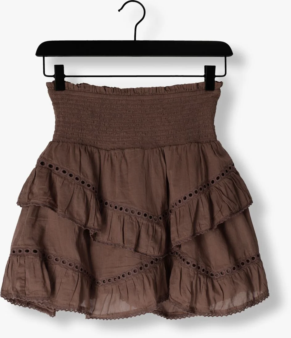NEO NOIR bruine neo noir minirok ricki s voile skirt