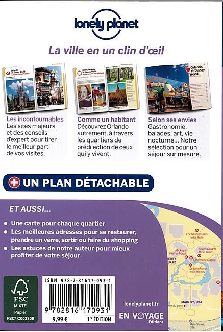 LONELY PLANET - ORLANDO EN QUELQUES JOURS