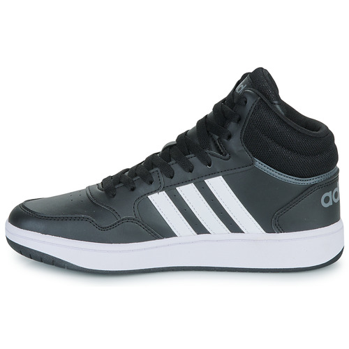 Adidas Sportswear - HOOPS MID 3.0 K - Noir / Blanc