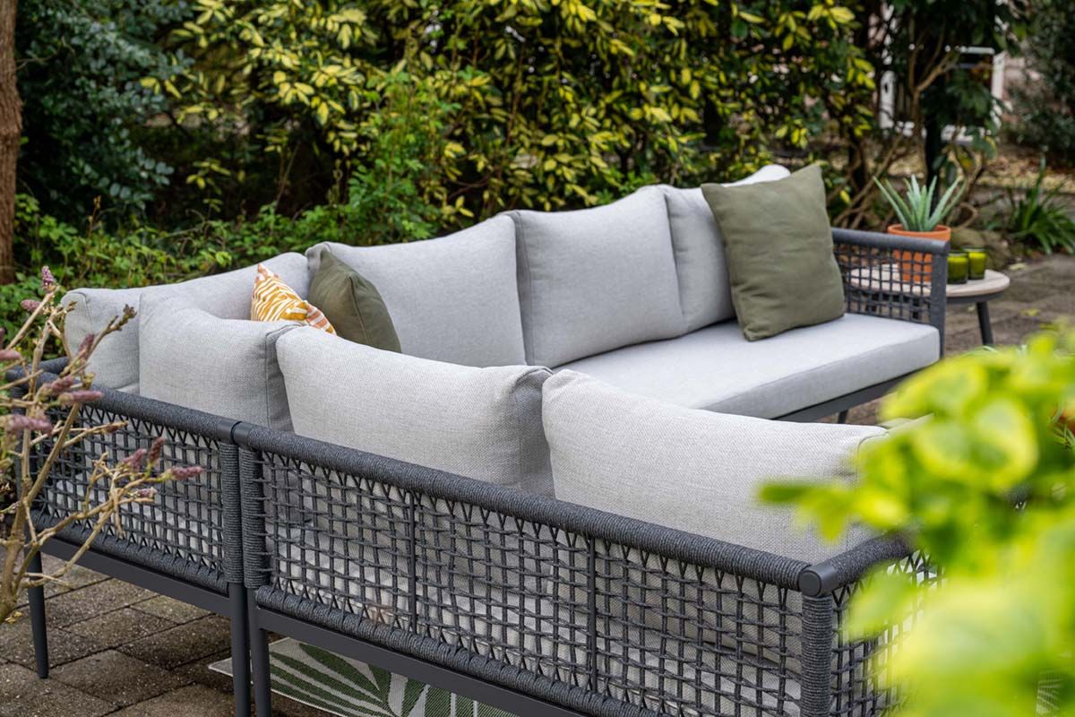 Garden Impressions Teramon 4-delige hoekset - Dark Grey