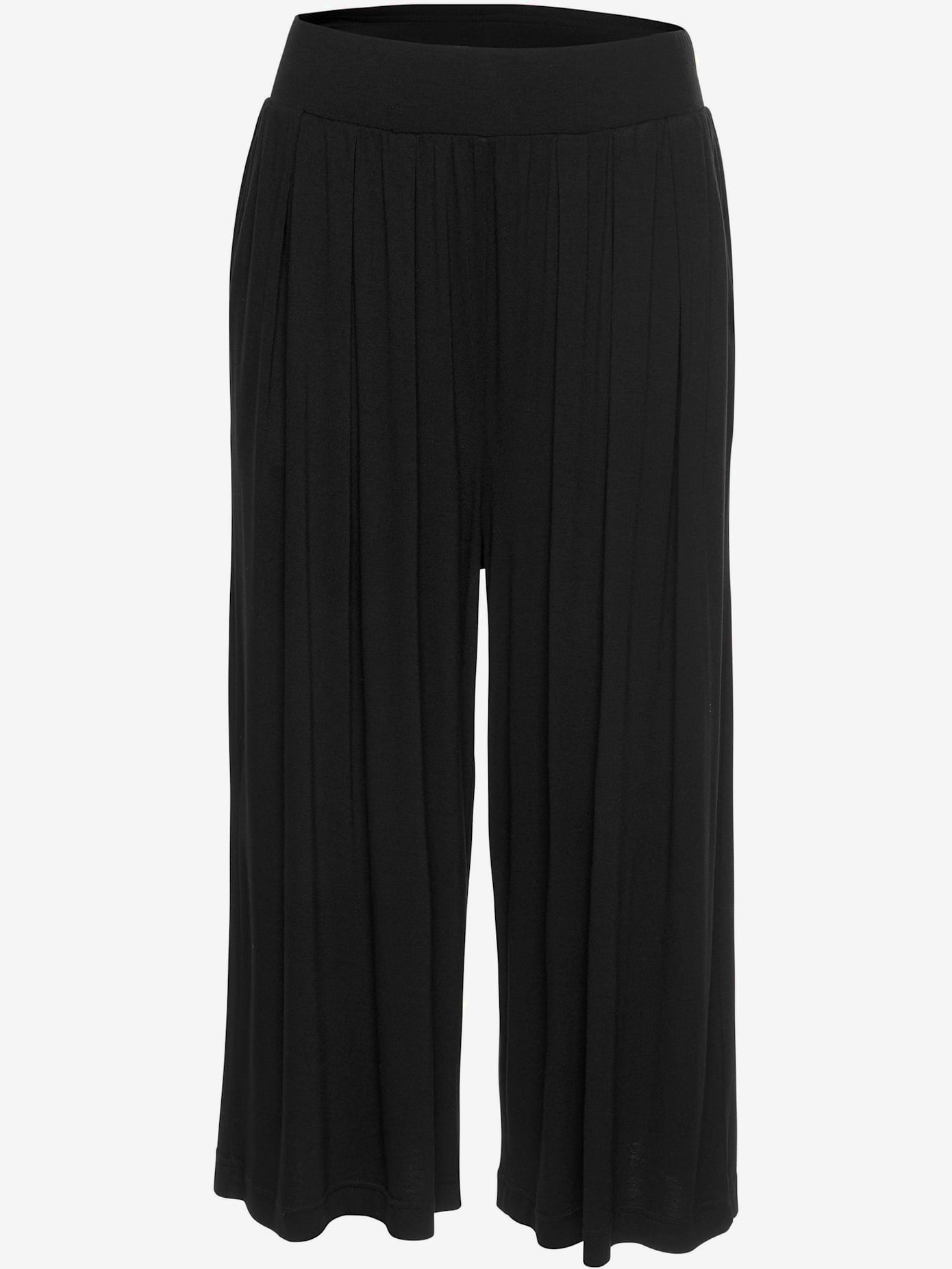 Jupe culotte pantalon en tissu avec large ceinture élastique