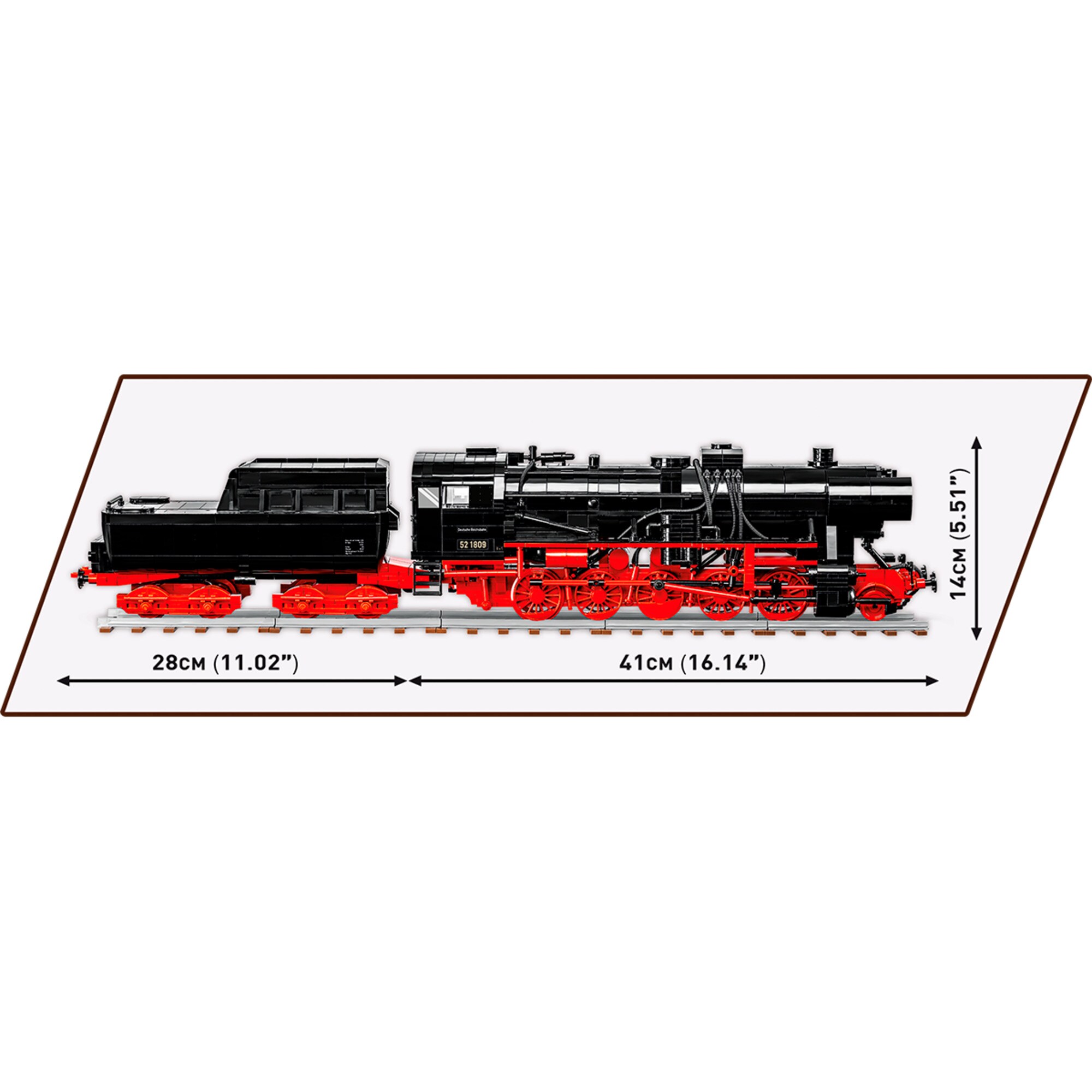 COBI Konstruktionsspielzeug DR BR Class 52 Steam Locomotive