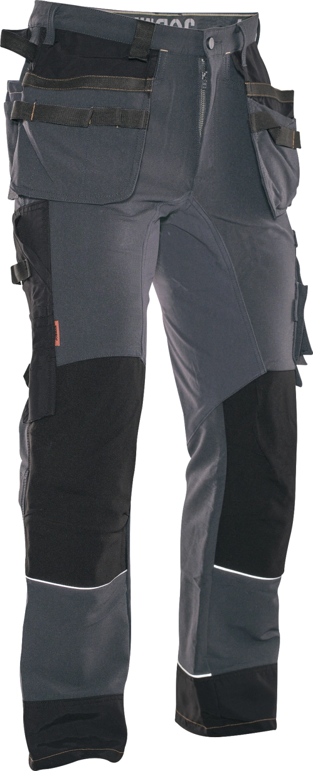Jobman 2191 Werkbroek Stretch - Maat 44 - Grijs/Zwart
