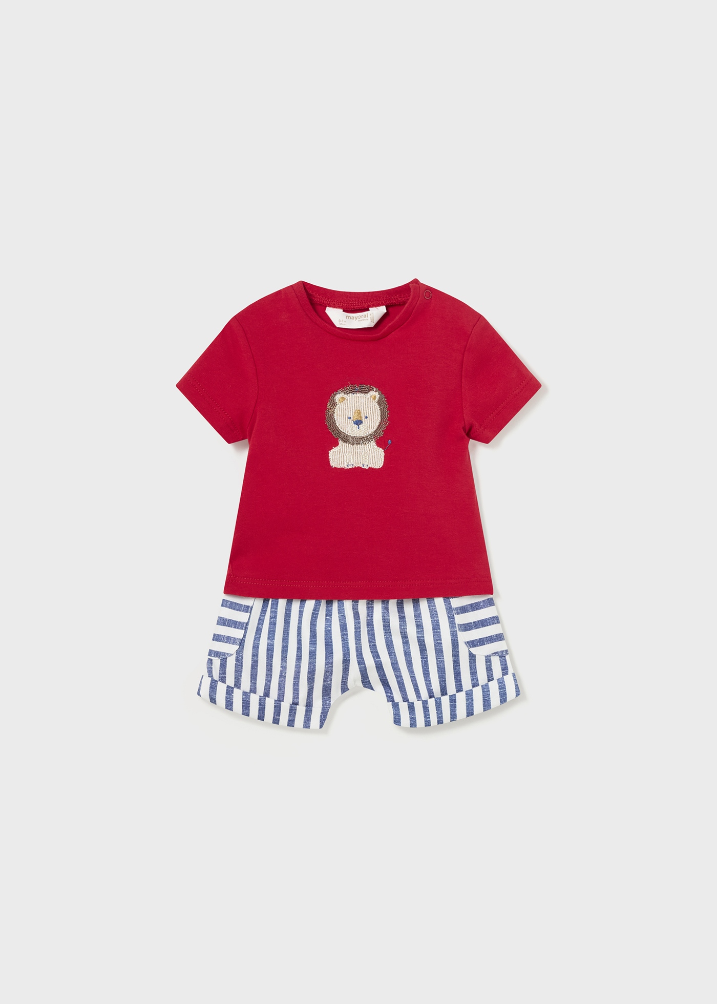 Conjunto de 2 peças em algodão para recém-nascido