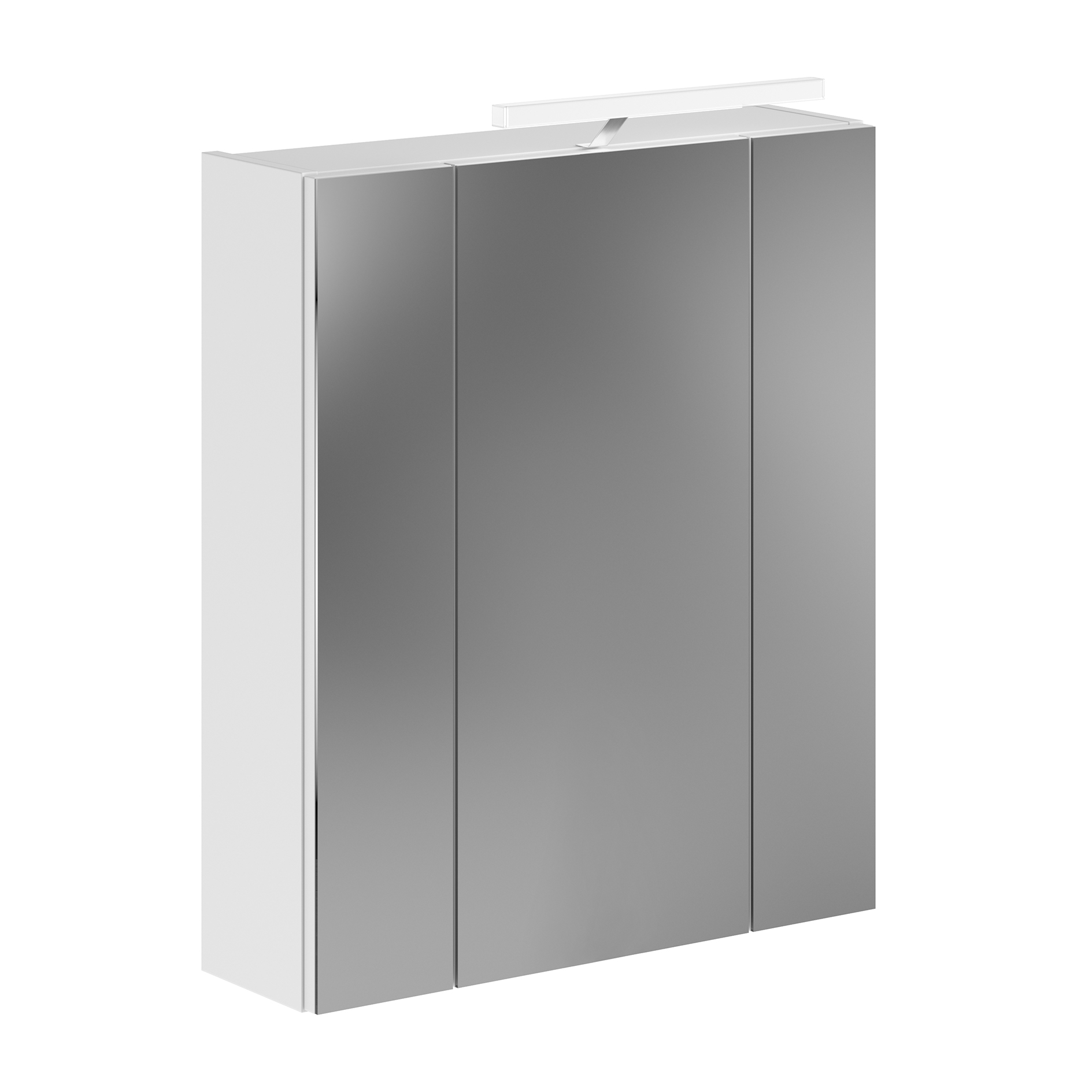 Spiegelschrank LINUS - weiß - mit Beleuchtung - 60 cm