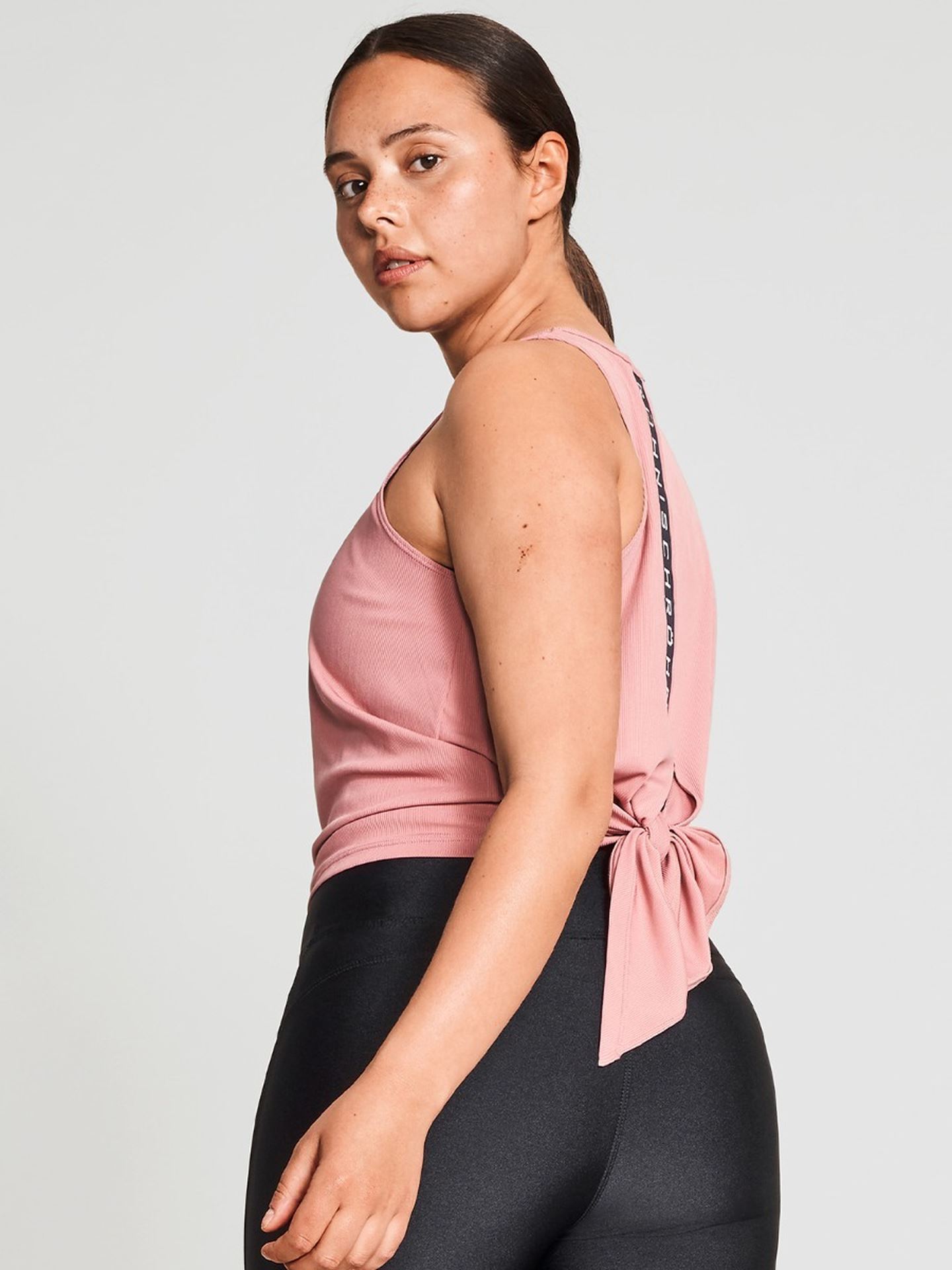 Logo Ribbed Singlet