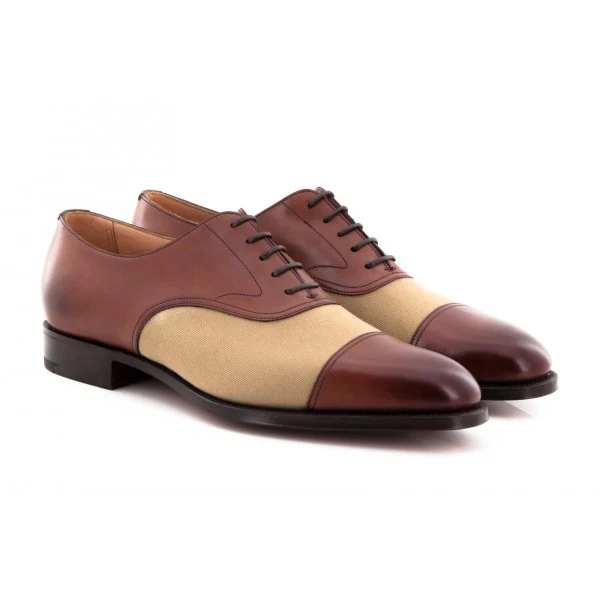 EDWARD GREEN - WEYMOUTH MARRON/BEIGE