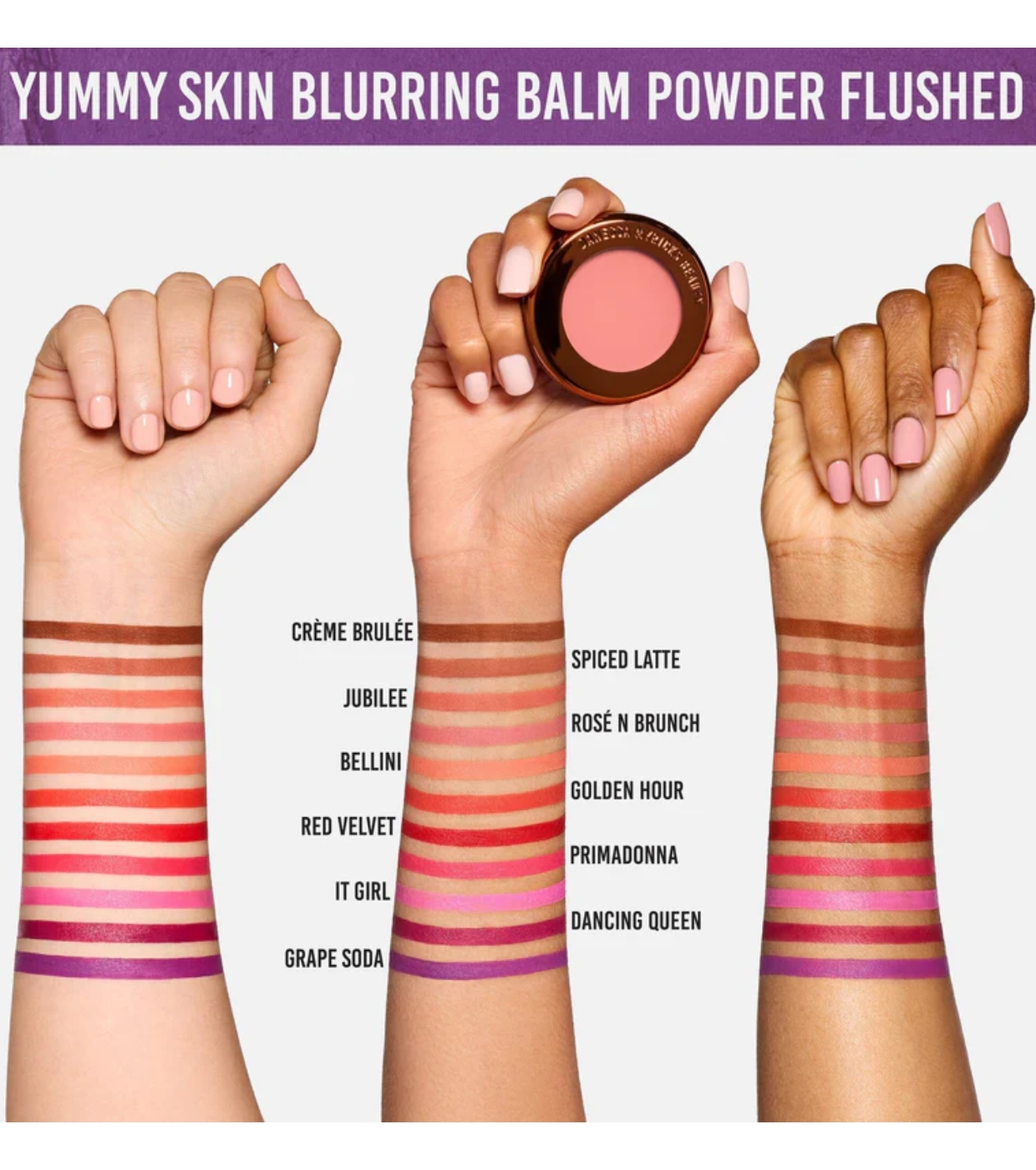 Danessa Myricks Beauty - Yummy Skin Blurring Balm Powder Flushed - Rosé n brunch