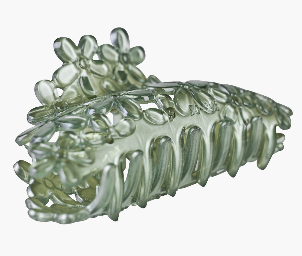 Hårklype grønn - 4,5x9,7x4,3 cm