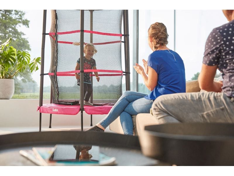 SALTA Trampolin Salta Junior 140 cm, Pink Trampolin für kleine Kinder konzipiert