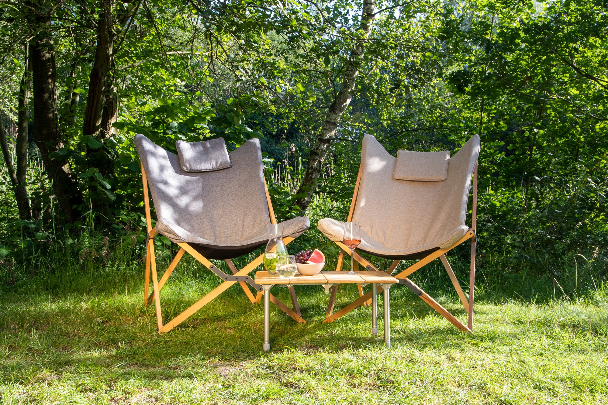 Bo-Camp Wembley Relaxsessel L grau