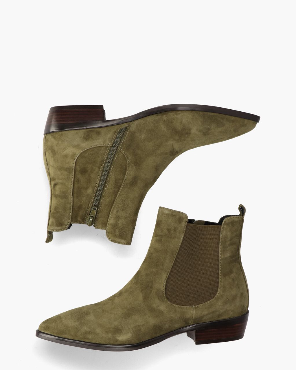 Di Lauro JY213-PR14 Groen Chelseaboots