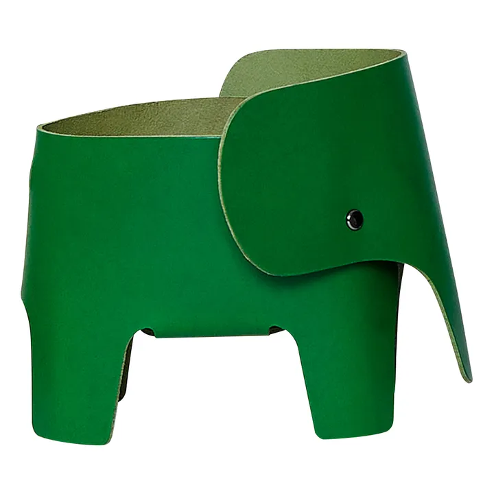EO Lampe de chevet Eléphant en cuir | Vert
