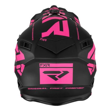 Casque cross FXR HELIUM RACE DIV BLACK/ELEC PINK 2022 - Noir / Rose