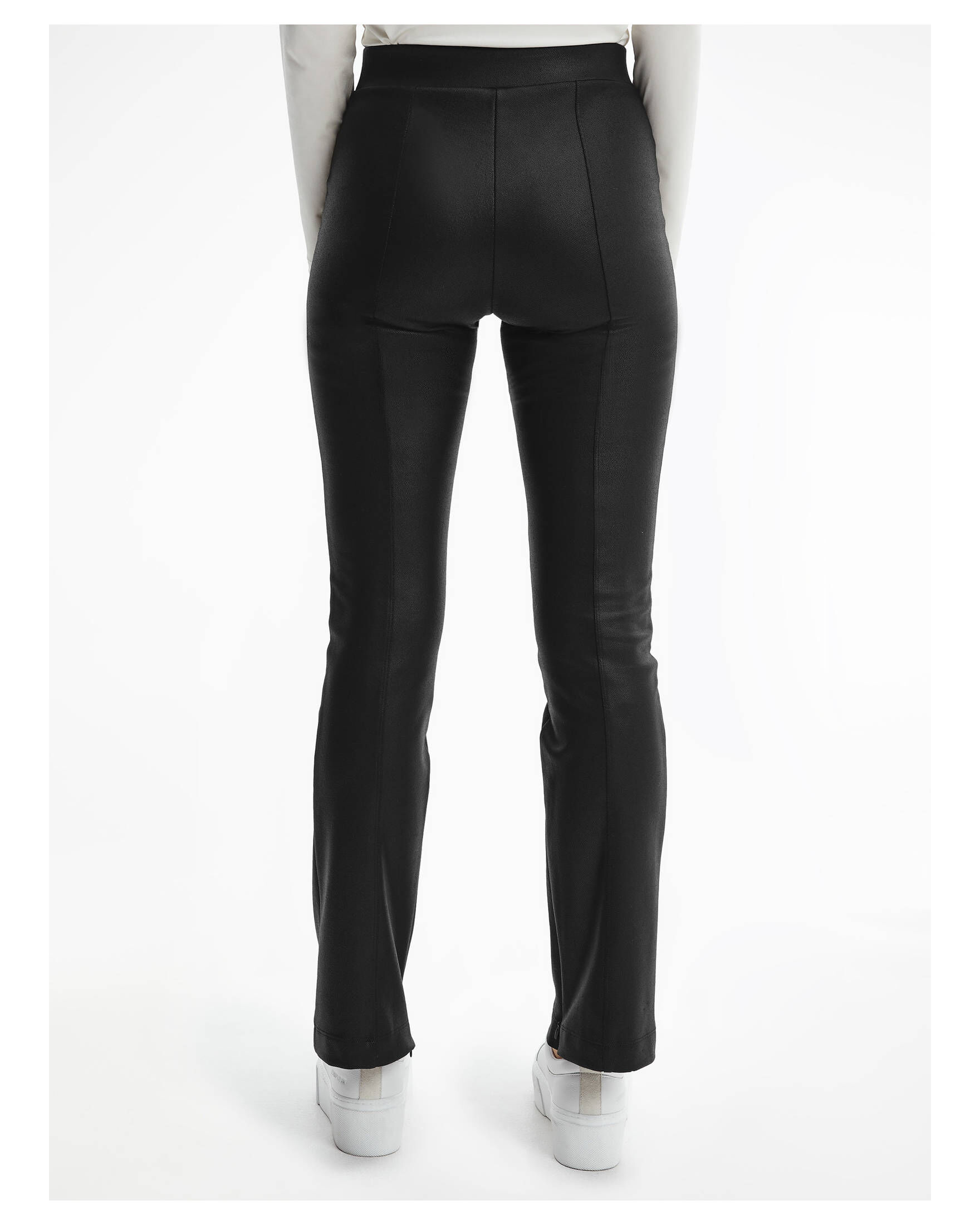 CALVIN KLEIN JEANS| Damen Hose COATED MILANO SPLIT