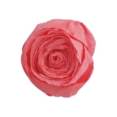 Clairefontaine Premium - Papier crépon - Rouleau 50 cm x 2,5 m - 40 g/m² - rose saumon