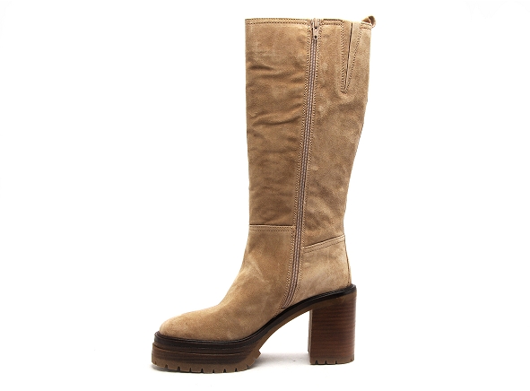 Alpe bottes talons femme 2681 beige