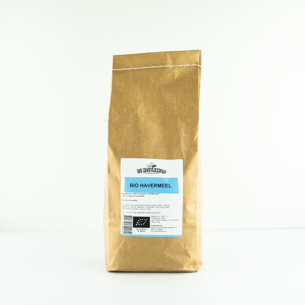 Havermeel volkoren (bio) 1000 gram