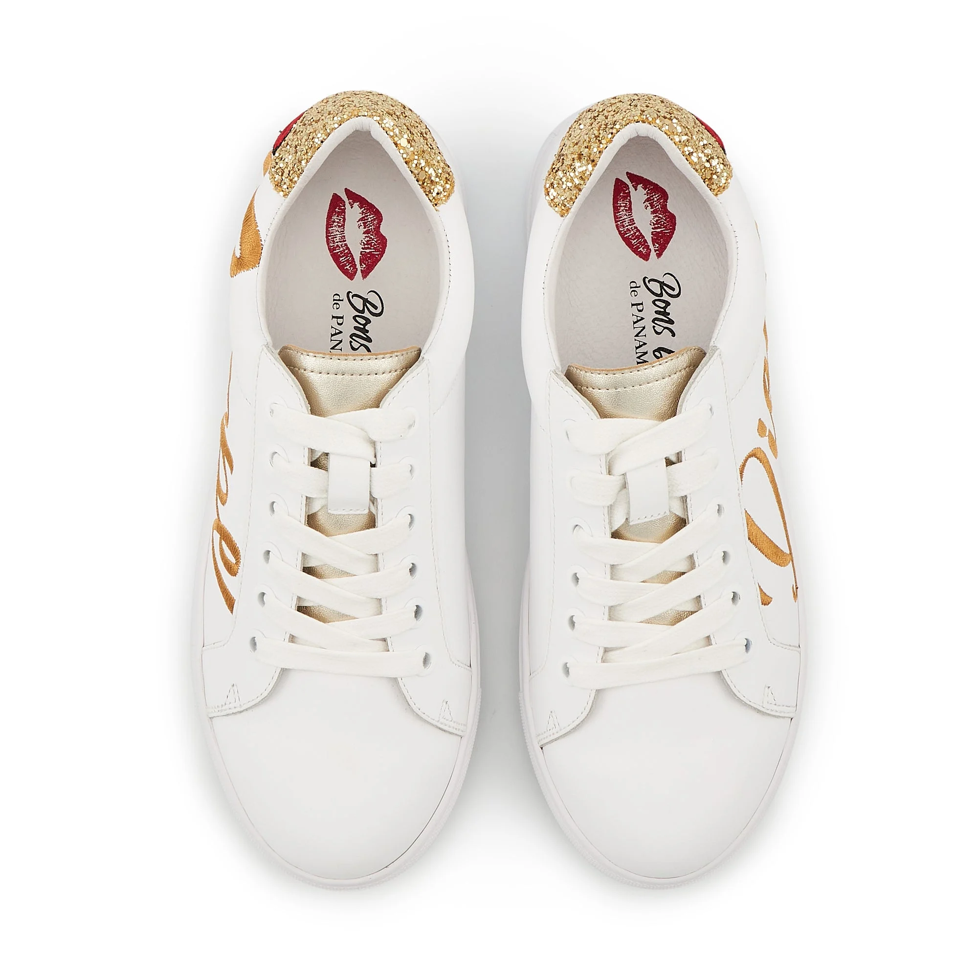 SIMONE CARPE DIEM - Sneakers en cuir | Blanc