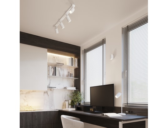 SOLLUX LIGHTING - Lampe à poser karbon blanc