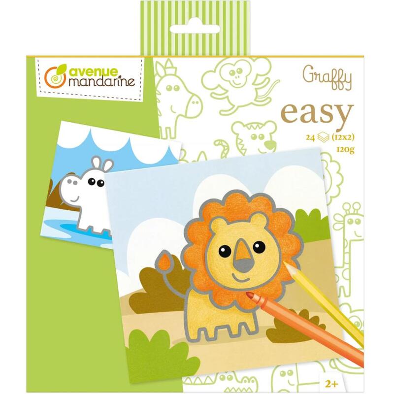 Graffy Easy, Animaux sauvages - Vert