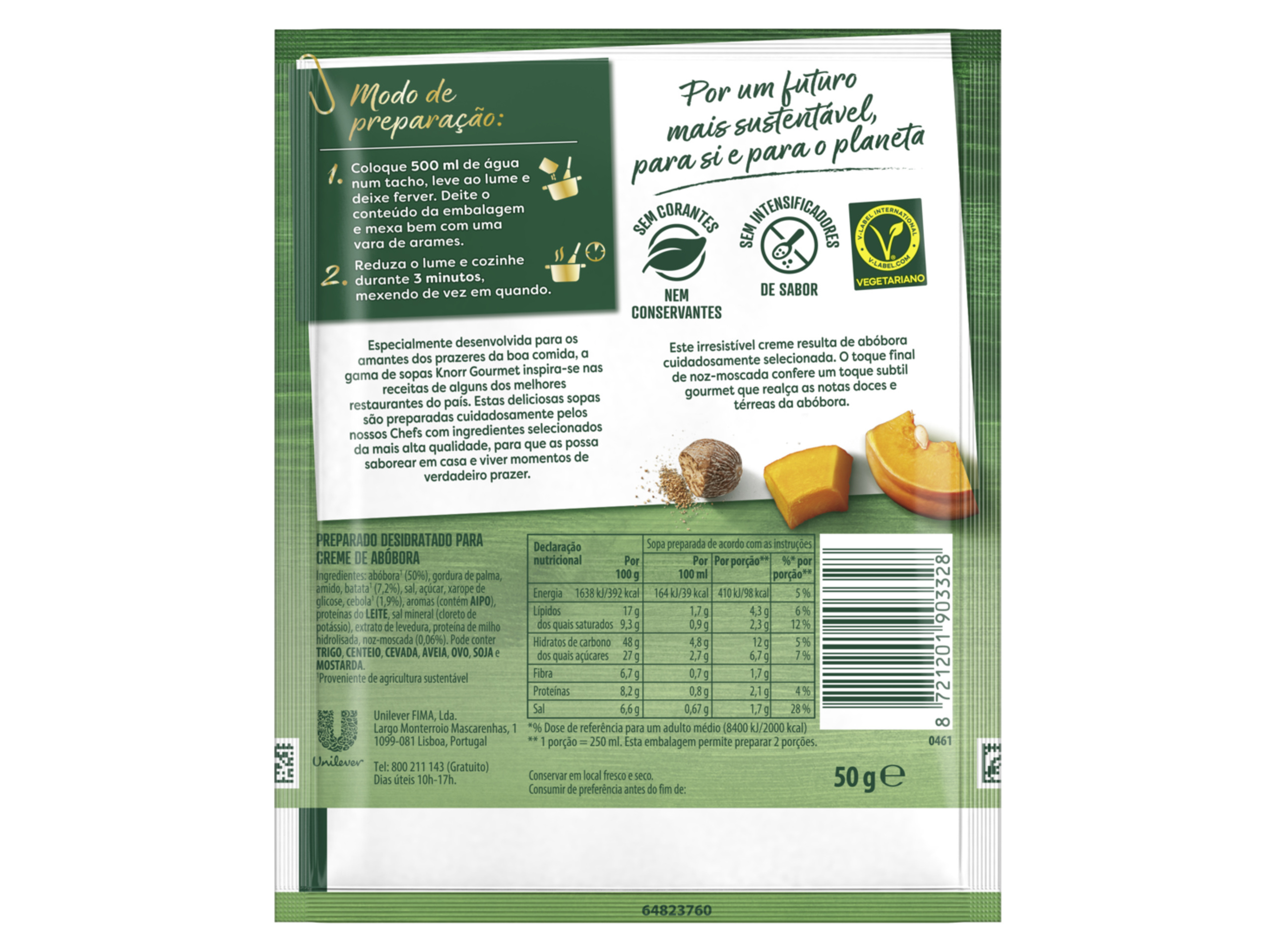 CREME DE ABOBORA GOURMET KNORR 50GR