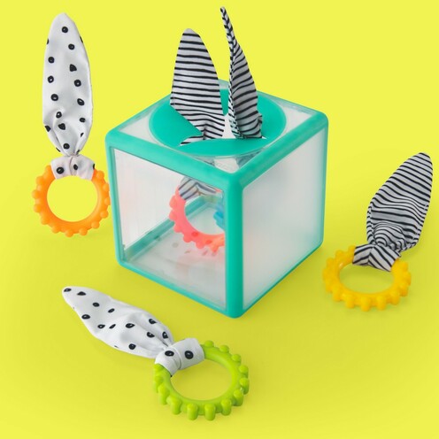 Cube sensoriel Rainbow Ring Drop - Sassy