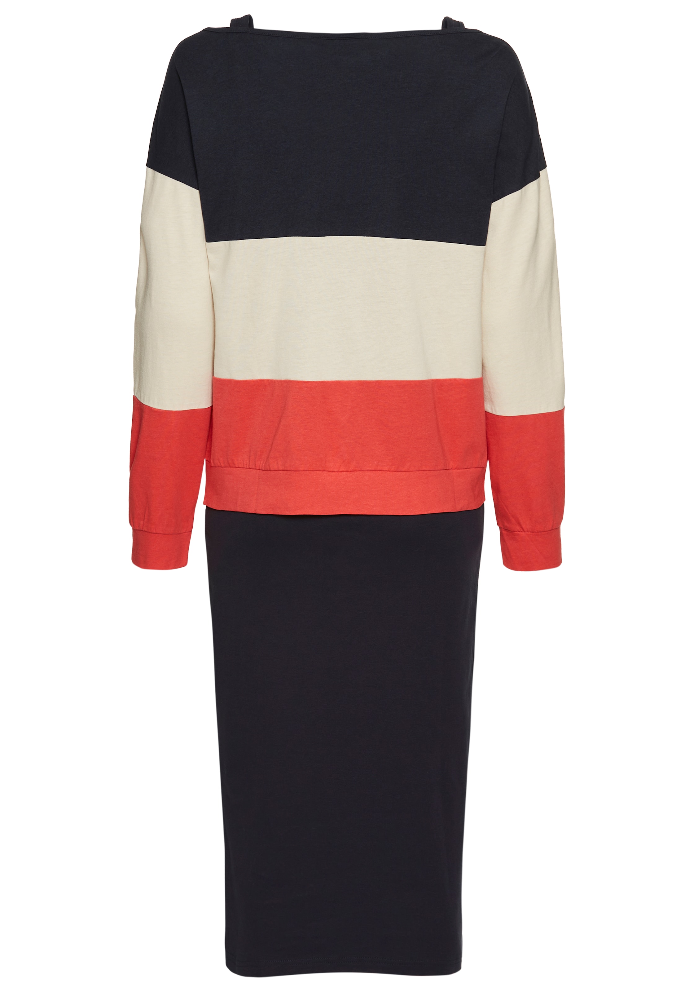 KangaROOS 2-in-1-Kleid Set, 2 Stk. tlg. mit Streifenshirt im Lagenlook - NEUE KOLLEKTION