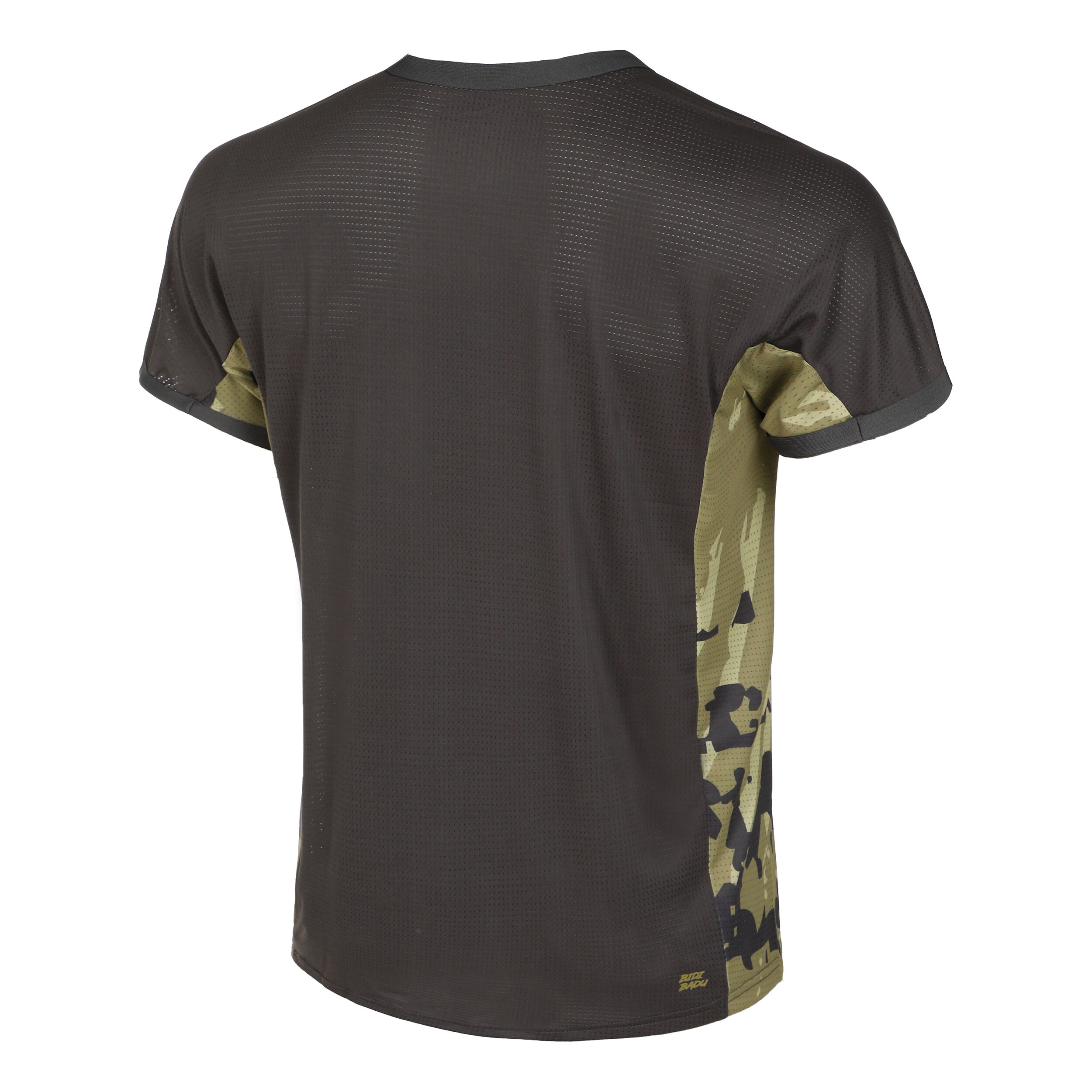 BIDI BADU Pure Wild V-Neck T-shirt Hommes - Vert Olive , Gris Foncé