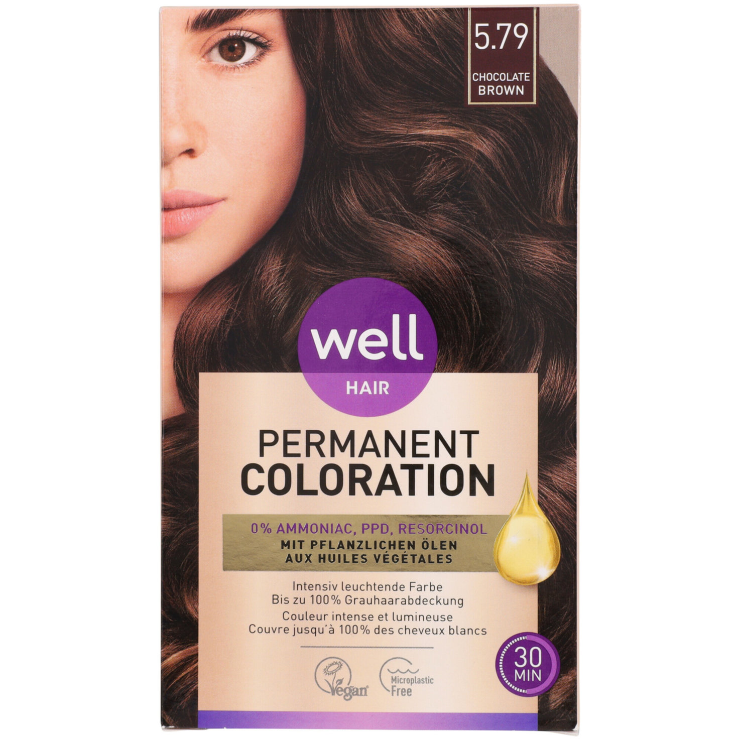 well Coloration Haarfärbung Dunkelbraun