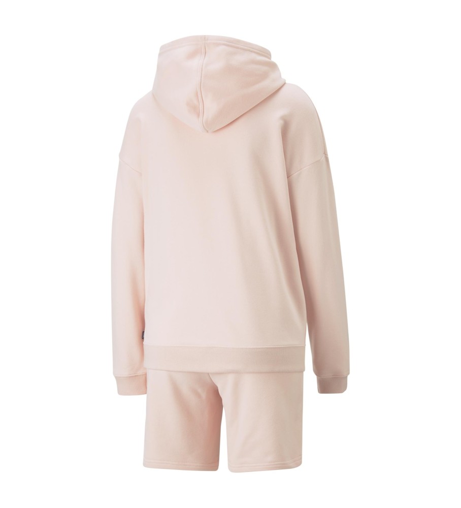 Conjunto de moletom Puma rosa