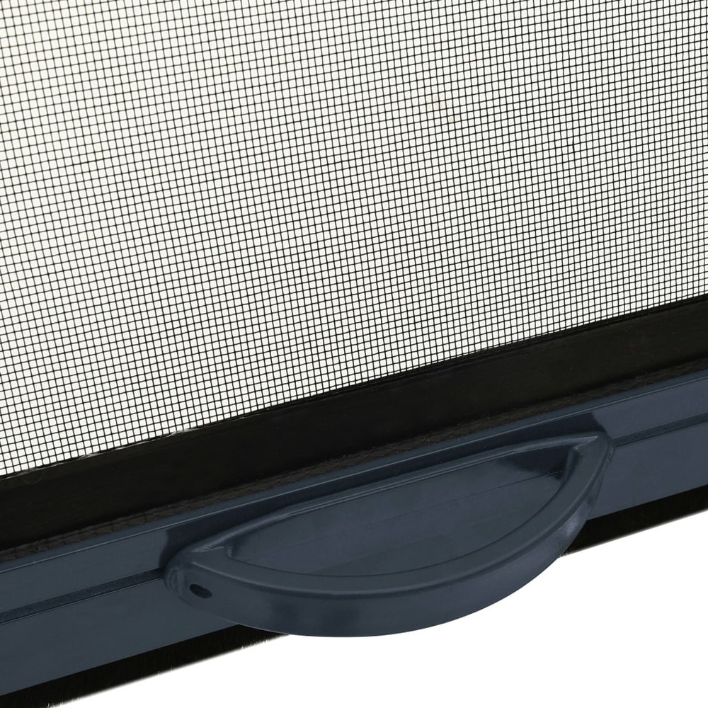 Moustiquaire à rouleau pour fenêtres anthracite 130x170 cm