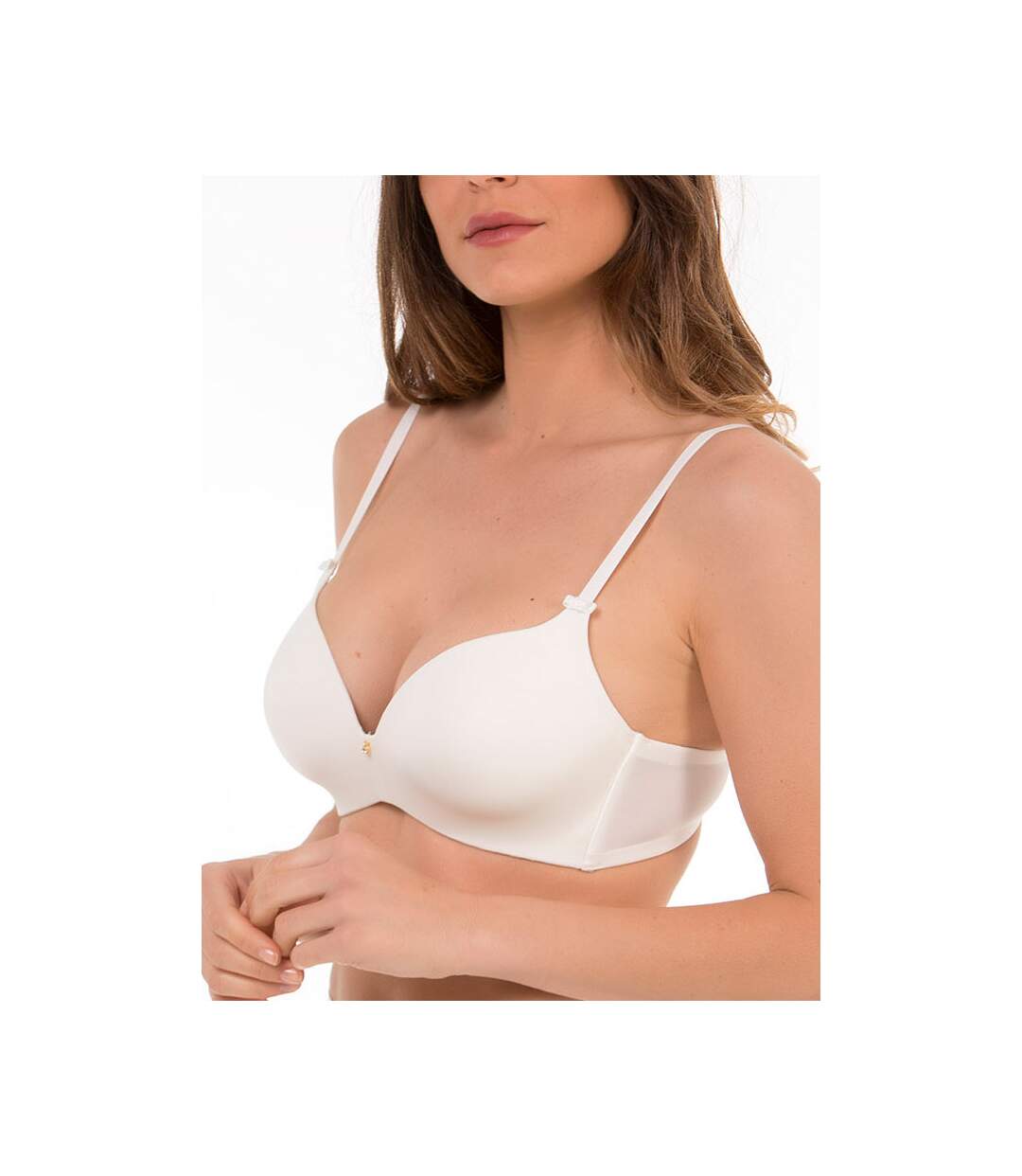 Soutien-gorge préformé multipositions sans armatures Etna Selmark ivoire