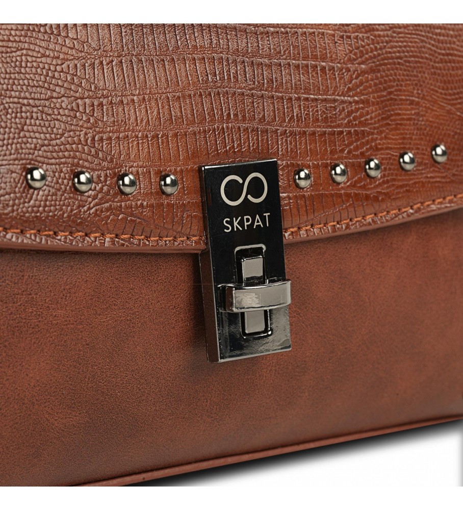 Bolsa de ombro Skpat 312885 marrom - 21x14x5,5cm -
