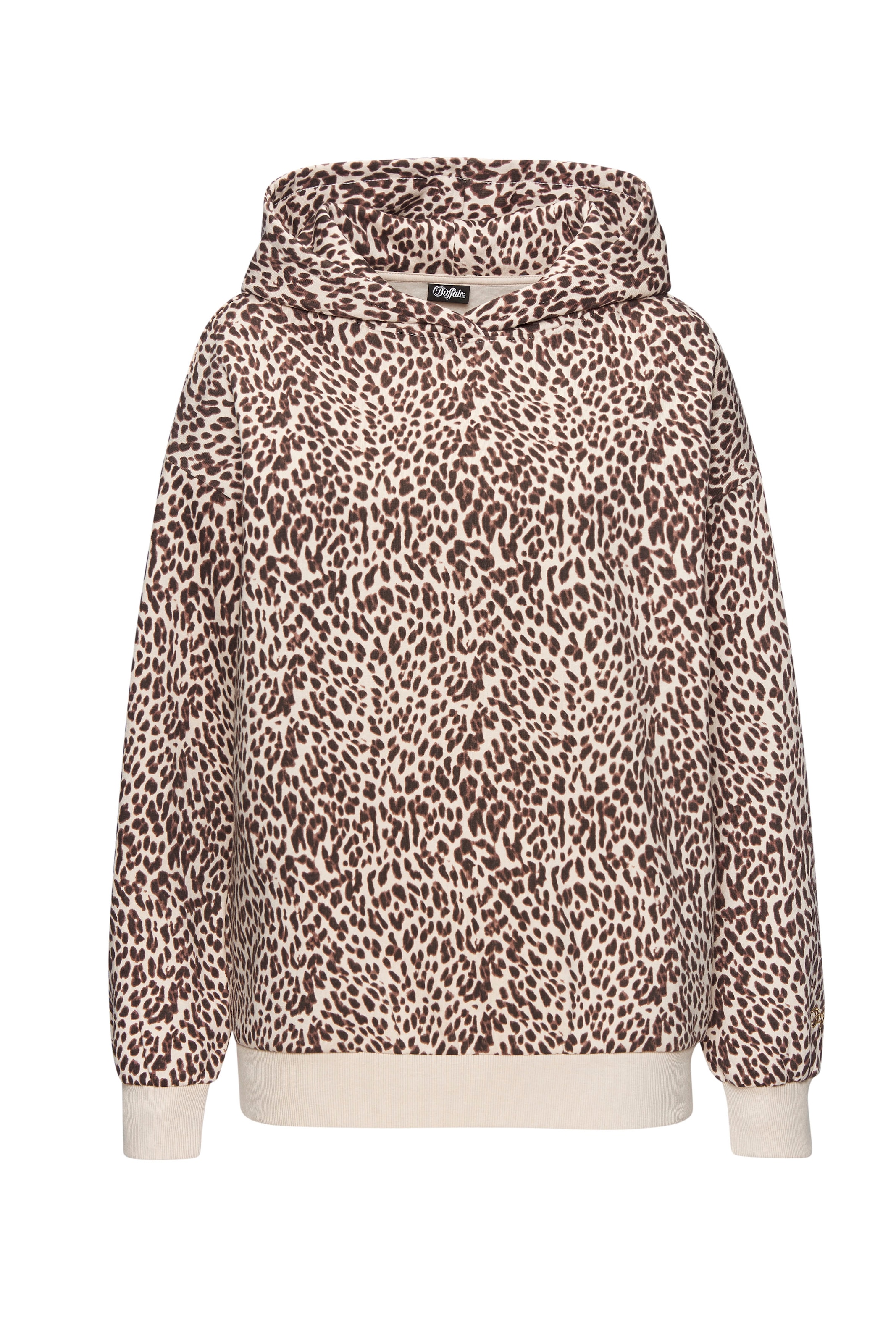 Buffalo Kapuzenpullover in Leo-Optik
