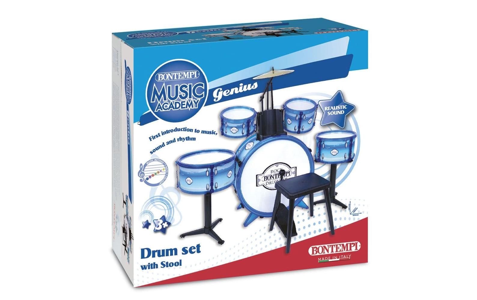 Bontempi Spielzeug-Musikinstrument »Schlagzeug blau«