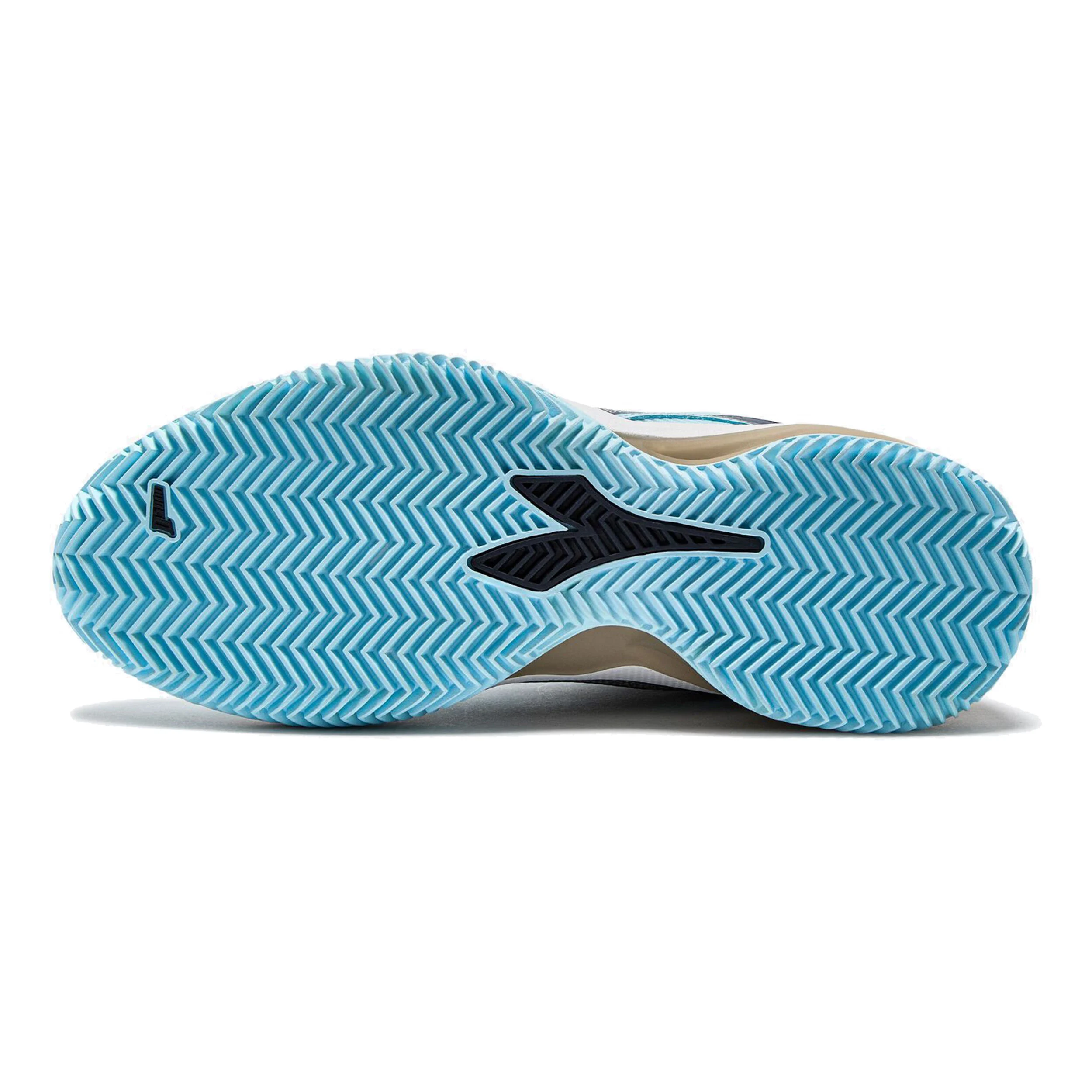Diadora Blushield Torneo 3 Chaussure Terre Battue Femmes - Bleu Clair , Bleu Foncé