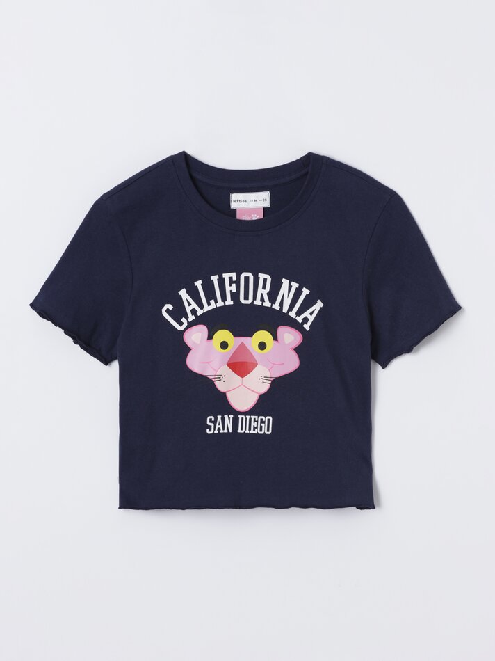 Camiseta Pink Panther™ Waves MGM - Azul Marinho
