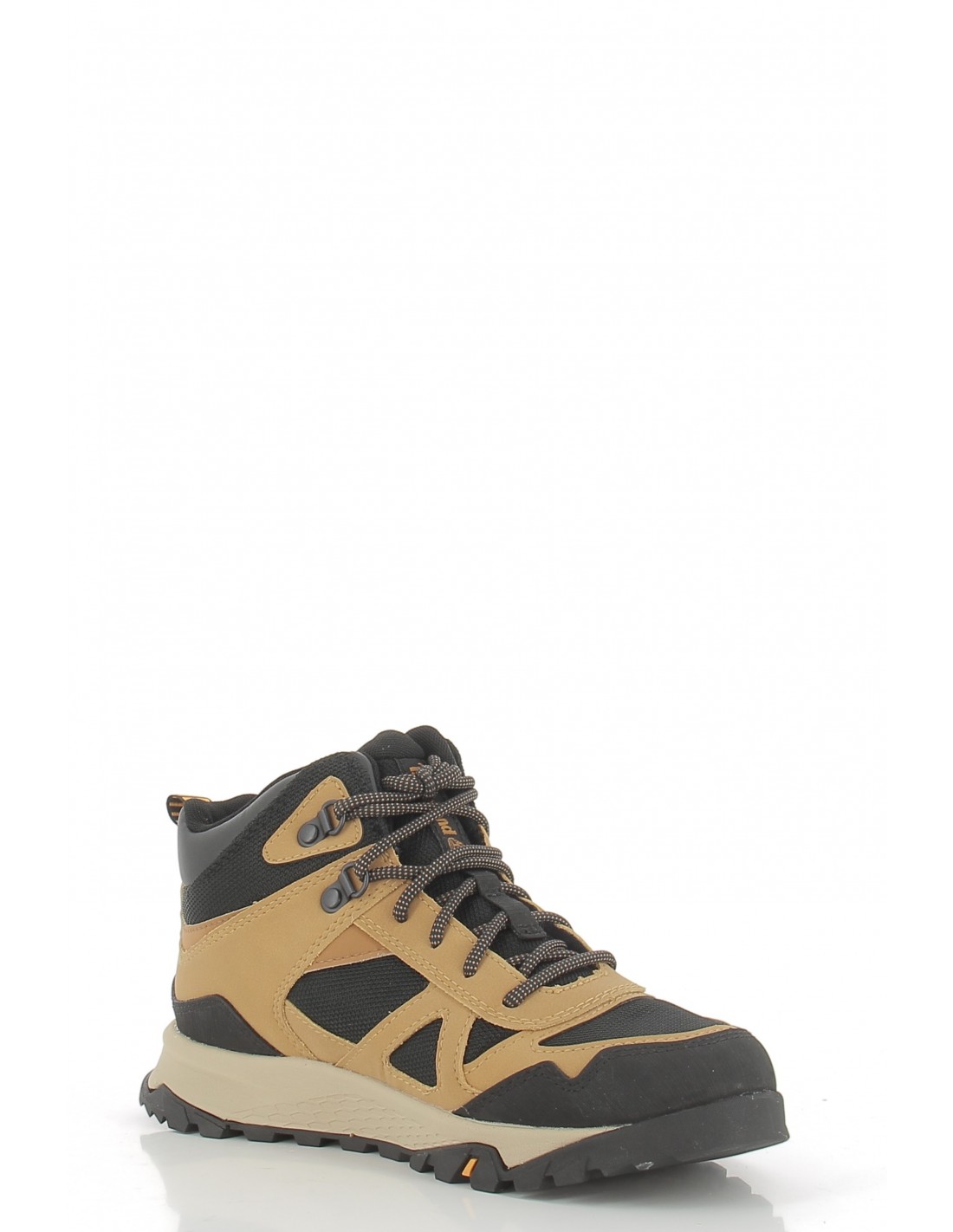 timberland boots femme lincoln peak mid wp wht nubuck marron/noir