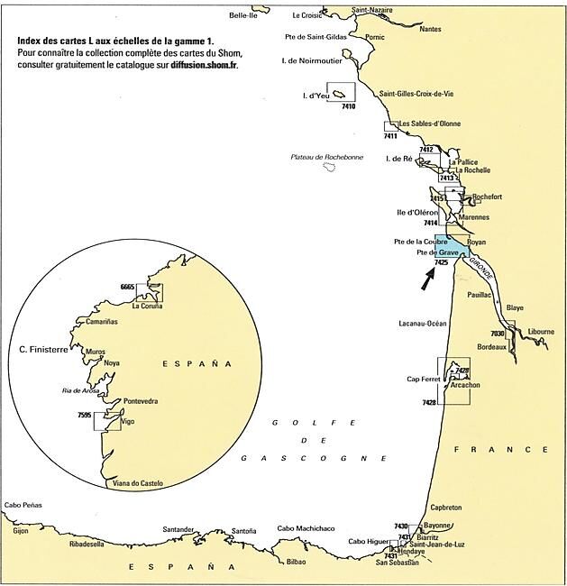 EPSHOM - 7425L EMBOUCHURE DE LA GIRONDE