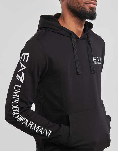 Emporio Armani EA7 - LOGO SERIES SWEATSHIRT - Noir / Doré